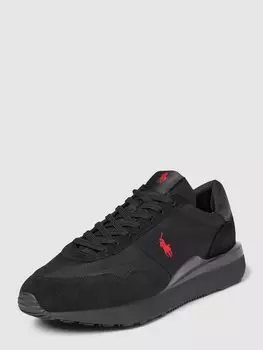 Кроссовки с пришитыми этикетками Polo Ralph Lauren, черный