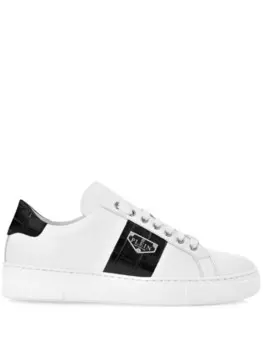 Кроссовки с пряжкой Triangle Plein Philipp Plein, белый