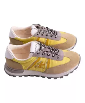 Кроссовки с ярким логотипом Premiata, желтый