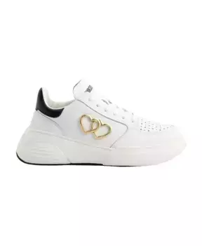 Кроссовки с сердечками Love Moschino, белый