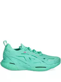 Кроссовки с сетчатыми вставками Adidas by Stella McCartney, зеленый