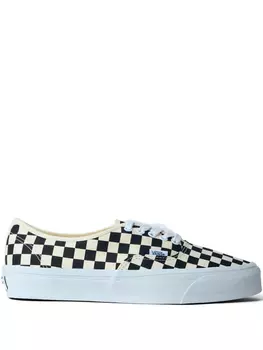 Кроссовки с шахматным узором Vans, белый