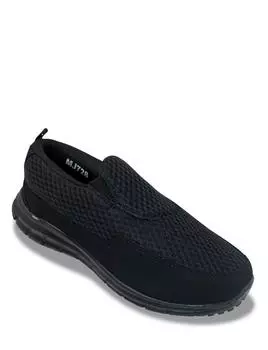 Кроссовки с широкой посадкой из сетки Chums, черный