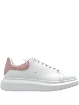 Кроссовки с тиснением под кожу крокодила Alexander McQueen, белый