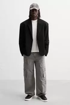 Кроссовки с толстой подошвой ZARA, черный