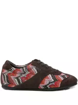Кроссовки с узором Missoni, коричневый
