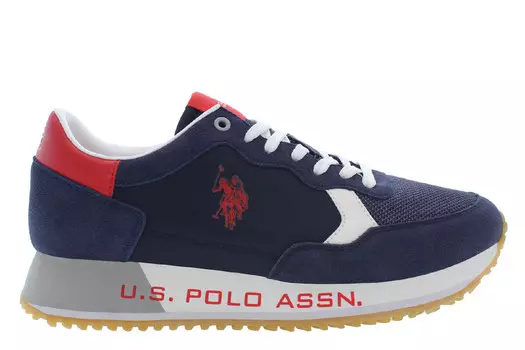 Кроссовки с вырезом US Polo Assn, синий
