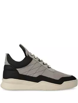 Кроссовки с вышитым логотипом Filling Pieces, серый