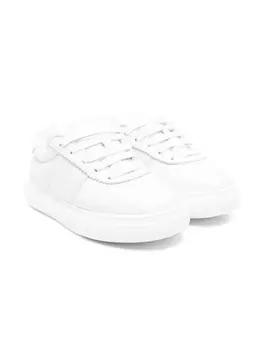 Кроссовки с вышитым логотипом Marni Kids, белый