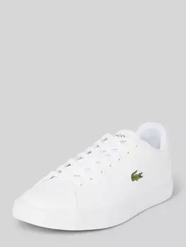 Кроссовки с вышитым логотипом, модель «LEROND» Lacoste, кремовый