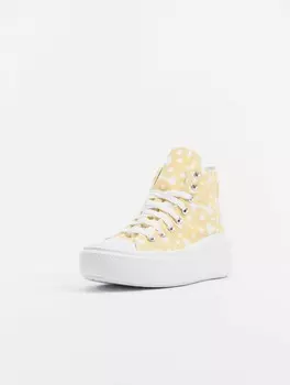 Кроссовки с высоким берцем CONVERSE, оранжевый