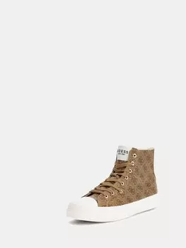 Кроссовки с высоким берцем GUESS Istria, кэмел