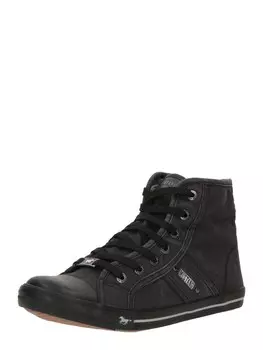 Кроссовки с высоким берцем MUSTANG, темно-серый