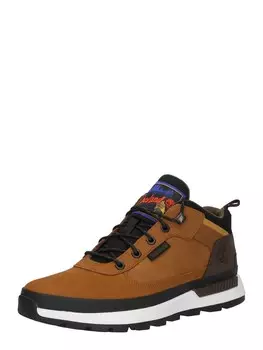 Кроссовки с высоким берцем TIMBERLAND Field Trekker, цвет Cognac/Dark brown
