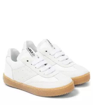 Кроссовки с замшевой отделкой Mm6 Maison Margiela, белый