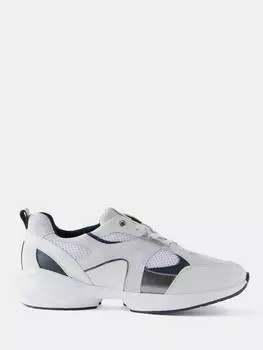 Кроссовки с замшевыми вставками Mint Velvet, белый