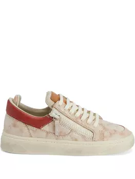 Кроссовки с застежкой-молнией Giuseppe Zanotti, нейтральный