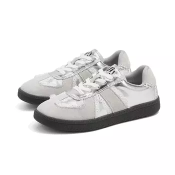 Кроссовки SAFIYA Skateboarding Shoes Women's Low-top, серебряный