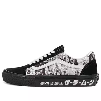 Кроссовки sailor moon x skate old skool 'pretty guardian' Vans, черный