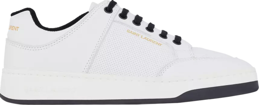 Кроссовки Saint Laurent SL-61 Low Optical White, белый