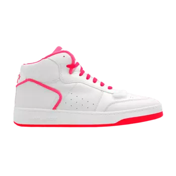 Кроссовки Saint Laurent SL-80 Mid 'White Neon Pink', белый