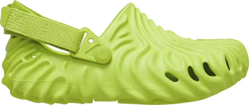 Кроссовки Salehe Bembury x Pollex Clog Kids 'Slime', зеленый