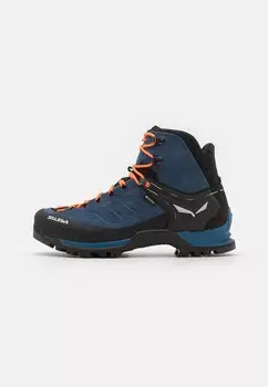 Кроссовки Salewa MS MTN TRAINER MID GTX, цвет Dark Denim/Black