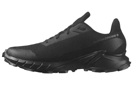 Кроссовки SALOMON Alphacross 5 GORE-TEX 'Black Ebony', черный