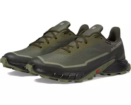 Кроссовки Salomon Alphacross 5 GORE-TEX, цвет Olive Night/Black/Deep Lichen Green