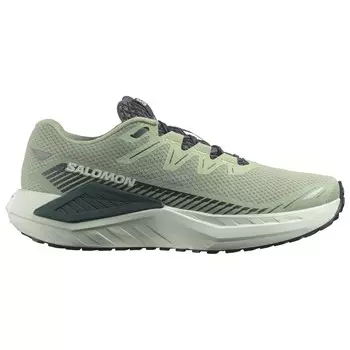 Кроссовки Salomon DRX Defy Grvl, цвет Smoke Green/Sea Moss/Canary Green