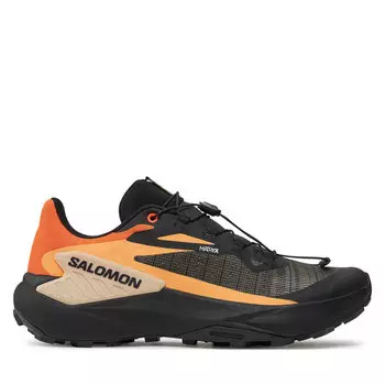 Кроссовки Salomon Genesis L47526100 Dragon Fire / Black / Cement, оранжевый/черный