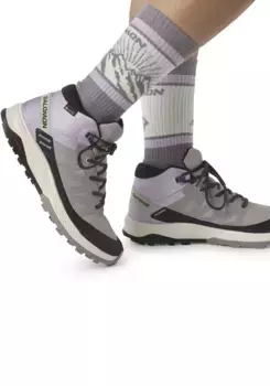 Кроссовки Salomon "OUTRISE MID GORE-TEX W", водонепроницаемые, цвет Grau-Flieder