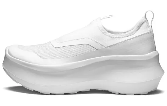 Кроссовки SALOMON Platform Slip-On Comme Des Garcons White, белый