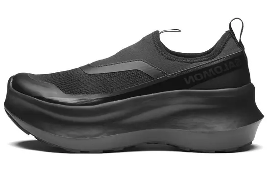 Кроссовки SALOMON Platform Slip-On Comme Des Garcons Black, черный