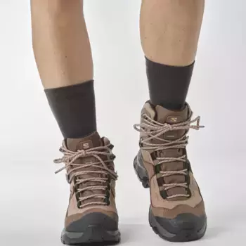 Кроссовки Salomon "QUEST ELEMENT GORE-TEX", водонепроницаемые, коричневый