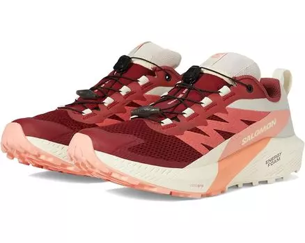 Кроссовки Salomon Sense Ride 5 GORE-TEX, цвет Syrah/Vanilla Ice/Peach Amber