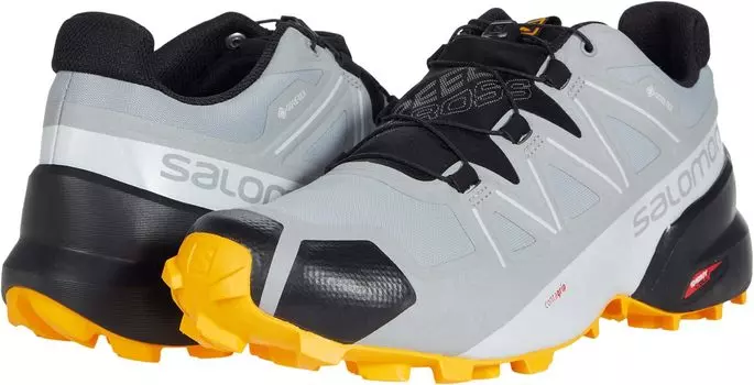 Кроссовки Salomon Speedcross 5 GTX, цвет Monument/Black/Saffron