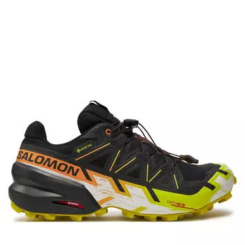 Кроссовки Salomon Speedcross 6 Gore-Tex L47465400 Black / Sulphur Spring / Bird Of Paradise, черный