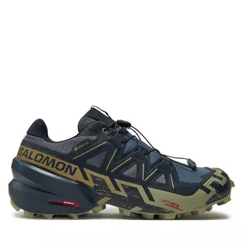 Кроссовки Salomon Speedcross 6 Gore-Tex L47465500 Grisaille / Carbon / Tea, темно-синий