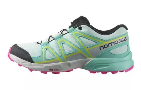 Кроссовки SALOMON Speedcross Junior 'Bleached Aqua', бирюзовый