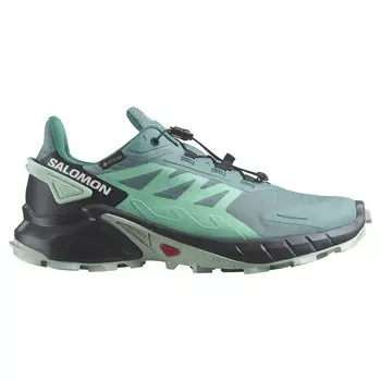 Кроссовки Salomon Supercross 4 Goretex Trail, зеленый
