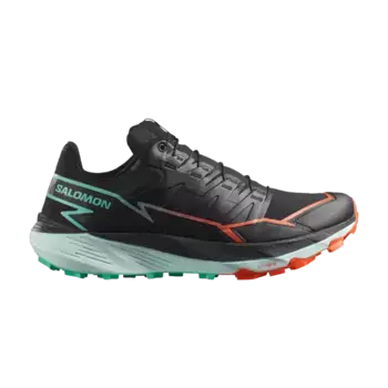 Кроссовки Salomon Thundercross Black Green Cherry Tomato, черный