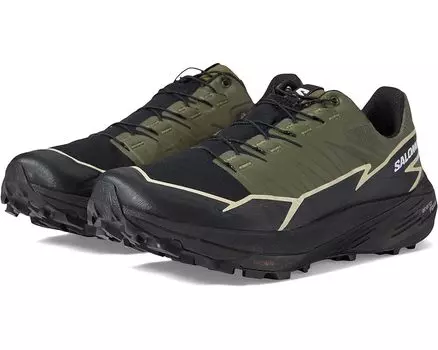 Кроссовки Salomon Thundercross GORE-TEX, цвет Olive Night/Black/Alfalfa