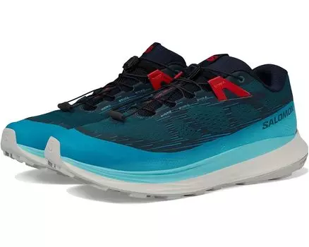 Кроссовки Salomon Ultra Glide 2, цвет Atlantic Deep Blue Radiance Fiery Red