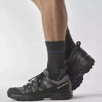 Кроссовки Salomon "X BRAZE GORE-TEX", водонепроницаемые, антрацит