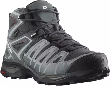Кроссовки Salomon "X ULTRA PIONEER MID GORE-TEX W", водонепроницаемые, серый