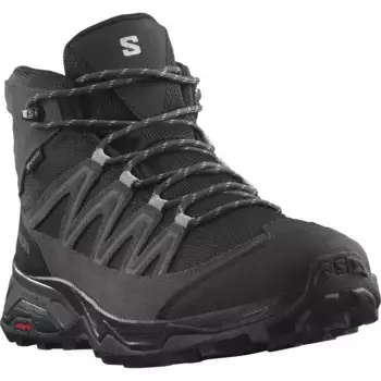 Кроссовки Salomon "X WARD Leather MID GORE-TEX", водонепроницаемые, антрацит