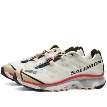 Кроссовки Salomon Xt-4 Og Topography, цвет Vanilla Ice, White & Aurora Red
