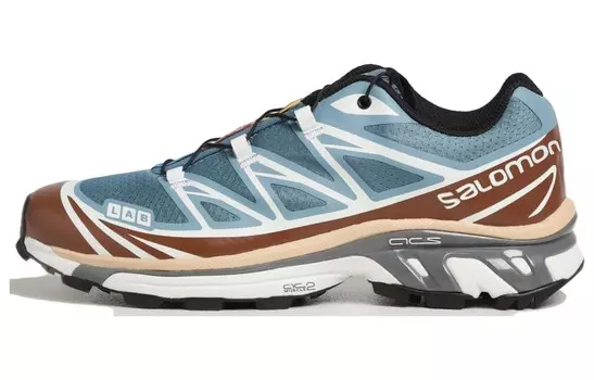 Кроссовки SALOMON XT-6 Aegean Blue Hazelnut, желтый