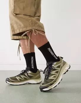 Кроссовки Salomon XT-6 Expanse зеленого цвета